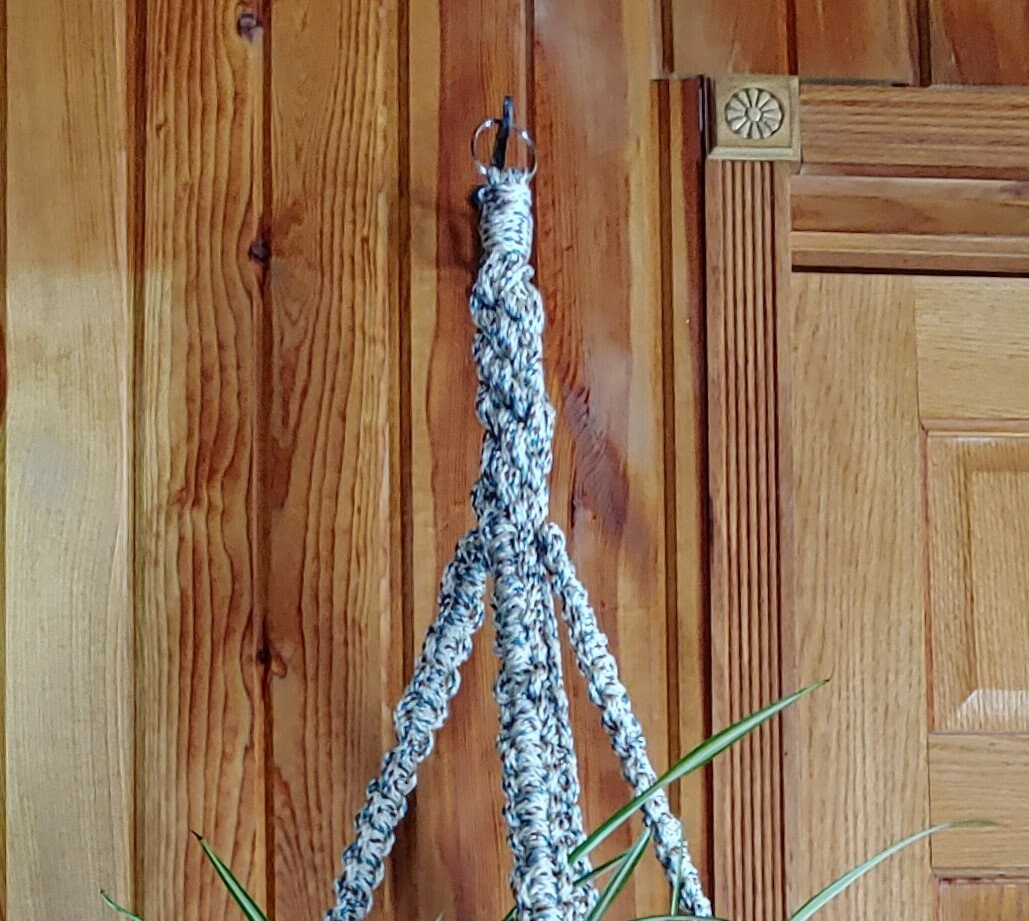 Macrame' Chinese Crown Knot Plant Hanger Etsy