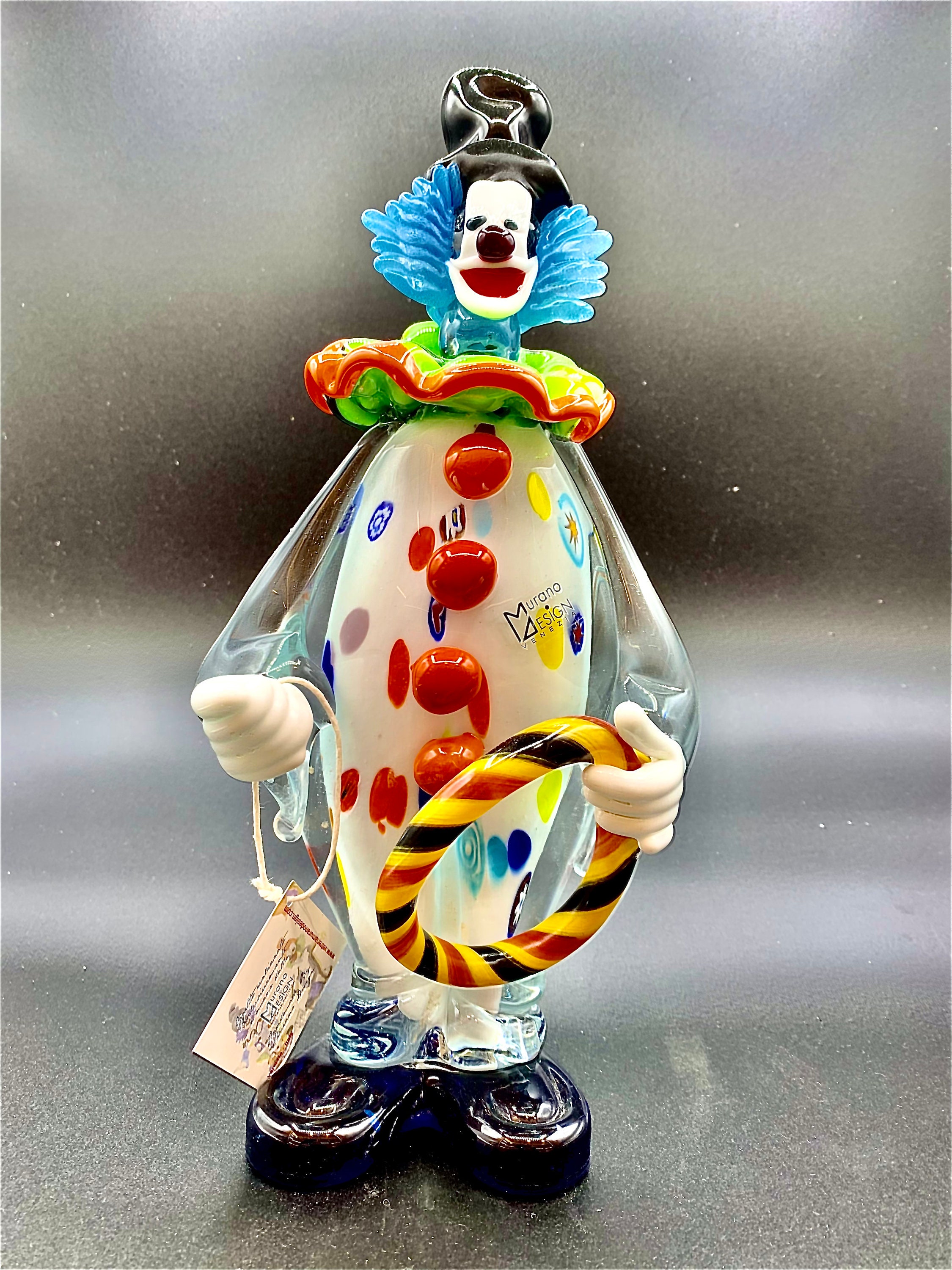 Murano glass Clown. Pagliaccio in vetro di Murano. Etsy