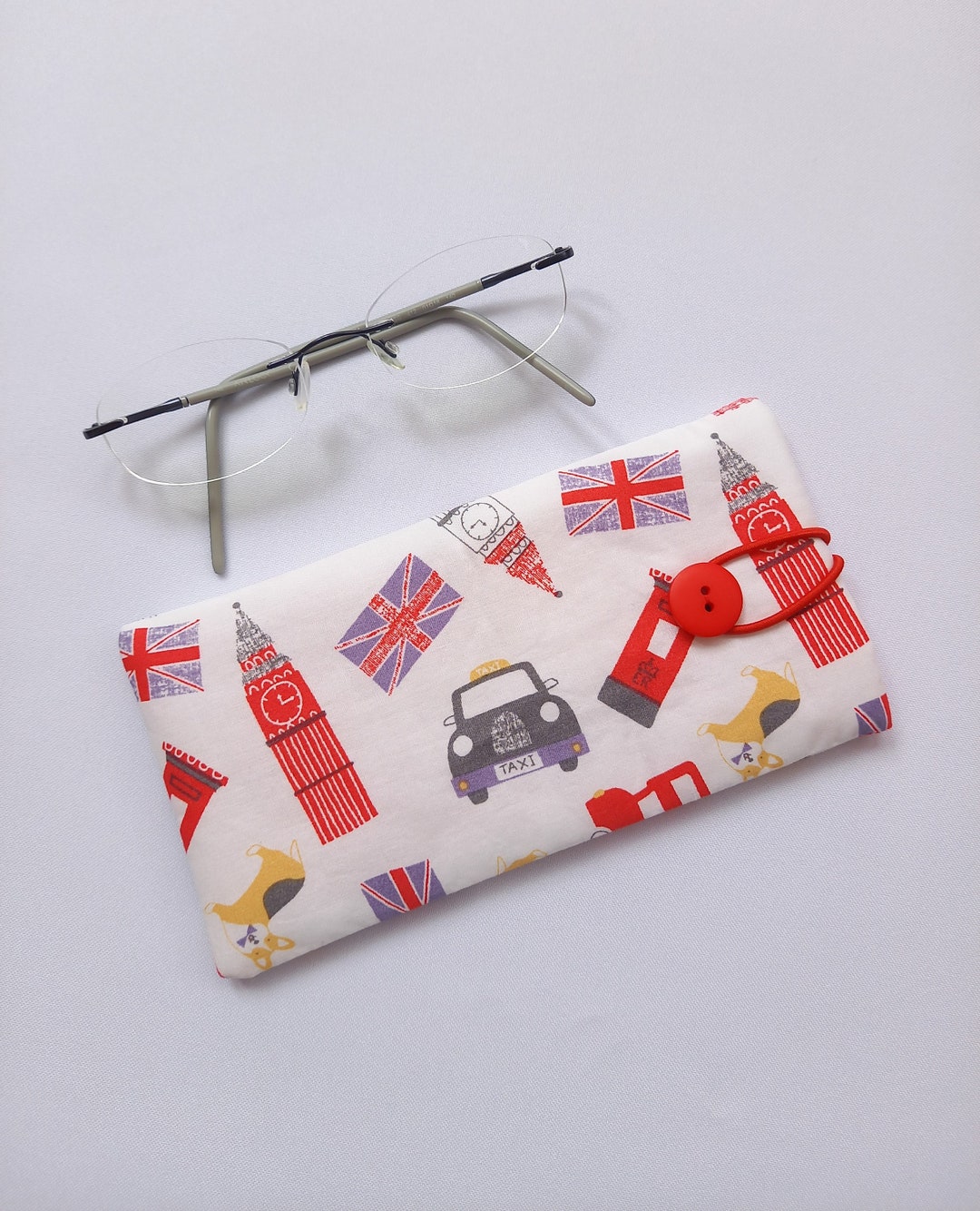 Lot De 3 étuis à Lunettes En Denim Rigide - Avec Fermeture éclair Et Crochet, Protection Contre Les Rayures (idéal Pour Voyage) - 12