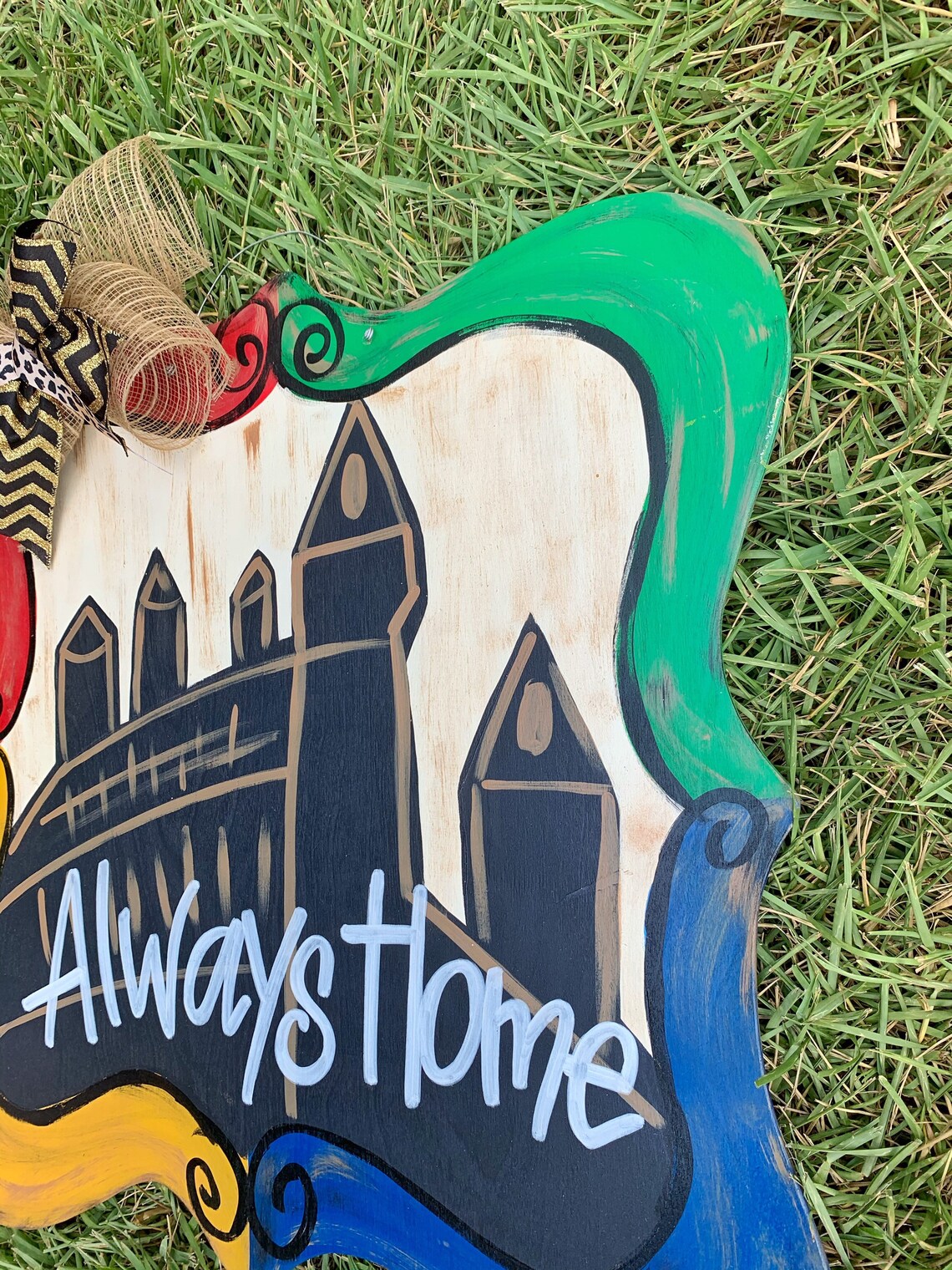 Harry Potter Inspired Door Hanger Hogwarts Decor Harry | Etsy