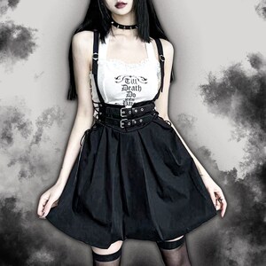Overgave gevaarlijk Trouwens KIES UW KLEUR aangepaste gegolfde rok gothic goth lolita - Etsy Nederland