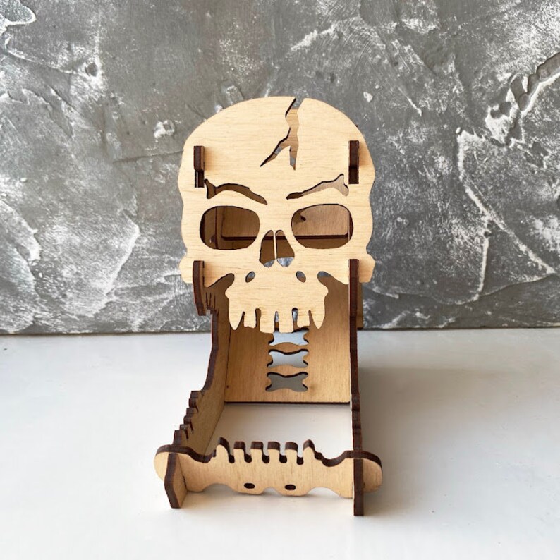 Dice Tower Laser Cut File, Vector File, Dice Tower 4mm, Digital