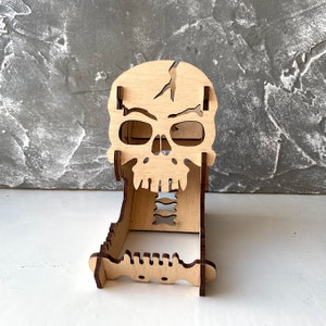 Dice Tower Laser cut file, vector file, Dice tower 4mm,  digital download, laser cut file, ready file, SVG\DXF\png file