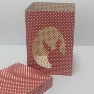 Easter box template, easter box svg, mini easter egg box template