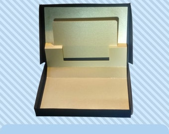 Caja de tarjeta de regalo svg, Caja svg, Plantilla de caja svg, svg, Caja de regalo svg, Silueta, Cricut, archivos digitales. descarga instantánea