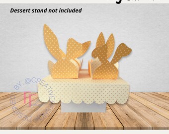 Envoltorio de trufa de Pascua svg, forro de trufa, envoltorio de bombón de conejito, tazas de trufa, cake pop, cake pop, bolas de brownie, cricut, silueta