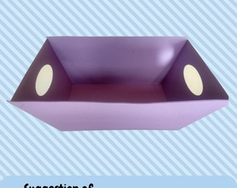 Cesta de regalo grande svg, Caja de regalo del Día de la Madre, Plantilla de regalo de mamá, Descarga instantánea,