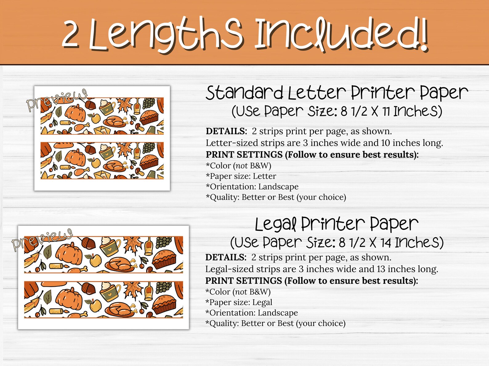 Printable Border for Thanksgiving Bulletin Boards, DIY Fall Signs and ...