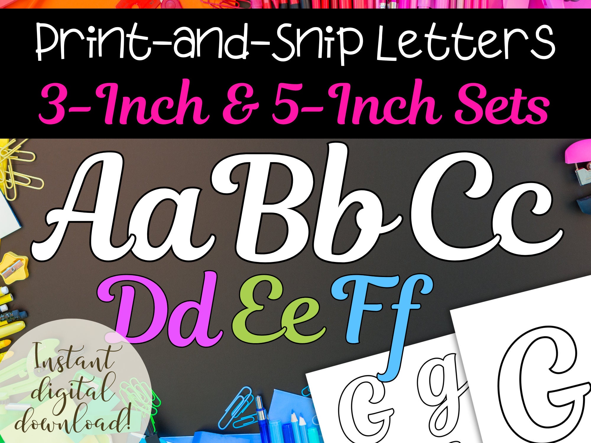 Script Font Bulletin Board Letters, PDF Printable Black Outline Letter Sets, Crafting Project, Letter Stencils Templates, Classroom Display - Etsy script-font-bulletin-board-letters-pdf-printable-black-outline-letter-sets-crafting-project-letter-stencils-templates-classroom-display-etsy