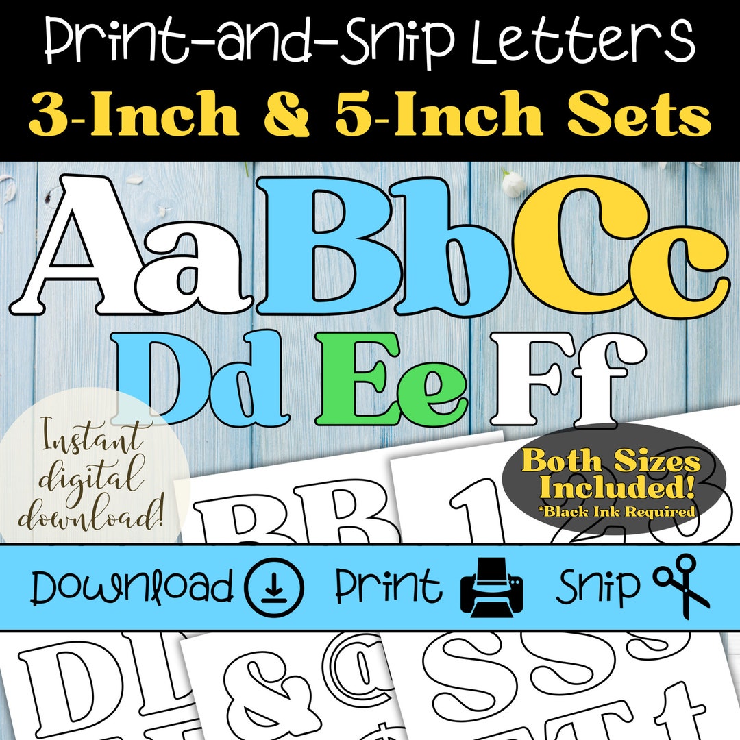 printable-bulletin-board-letters-3-inch-5-inch-letter-sets-teacher-letters-diy-signs-and-banners-black-ink-printable-letters-etsy for Free Printable Bulletin Board Letters Templates Printable Bulletin Board Letters | 3 Inch & 5 Inch Letter Sets | Teacher Letters | DIY Signs and Banners | Black Ink Printable Letters - Etsy for Free Printable Bulletin Board Letters Templates