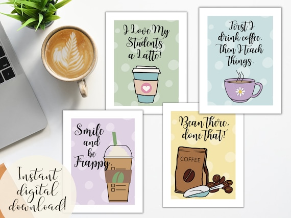 Cute Funny Teacher Tshirt - First I Drink The Coffee Teach Cute Funny Teacher Tshirt - First I Drink The Coffee Teach