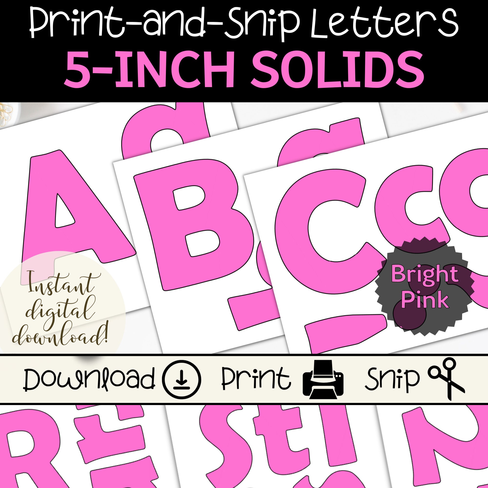 Printable Block Letters For Bulletin Boards