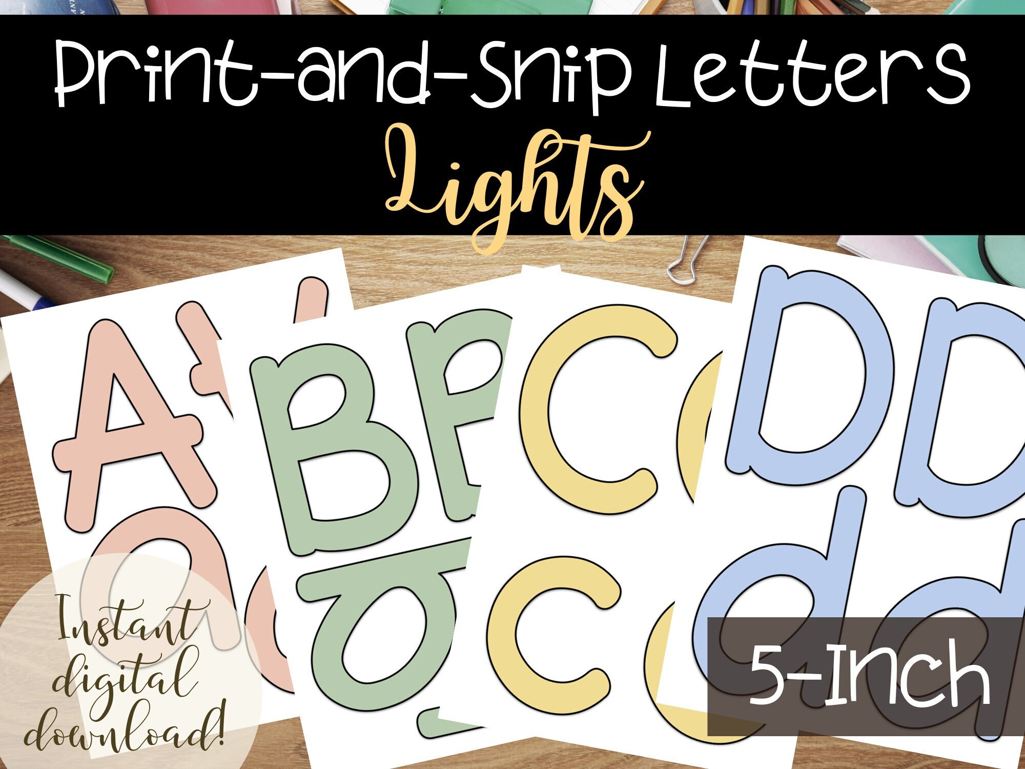 printable letters numbers for bulletin boards and signs 4 etsy
