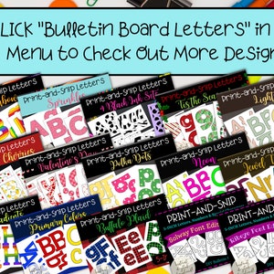 Printable Christmas Holiday Themed Letters for Festive - Etsy