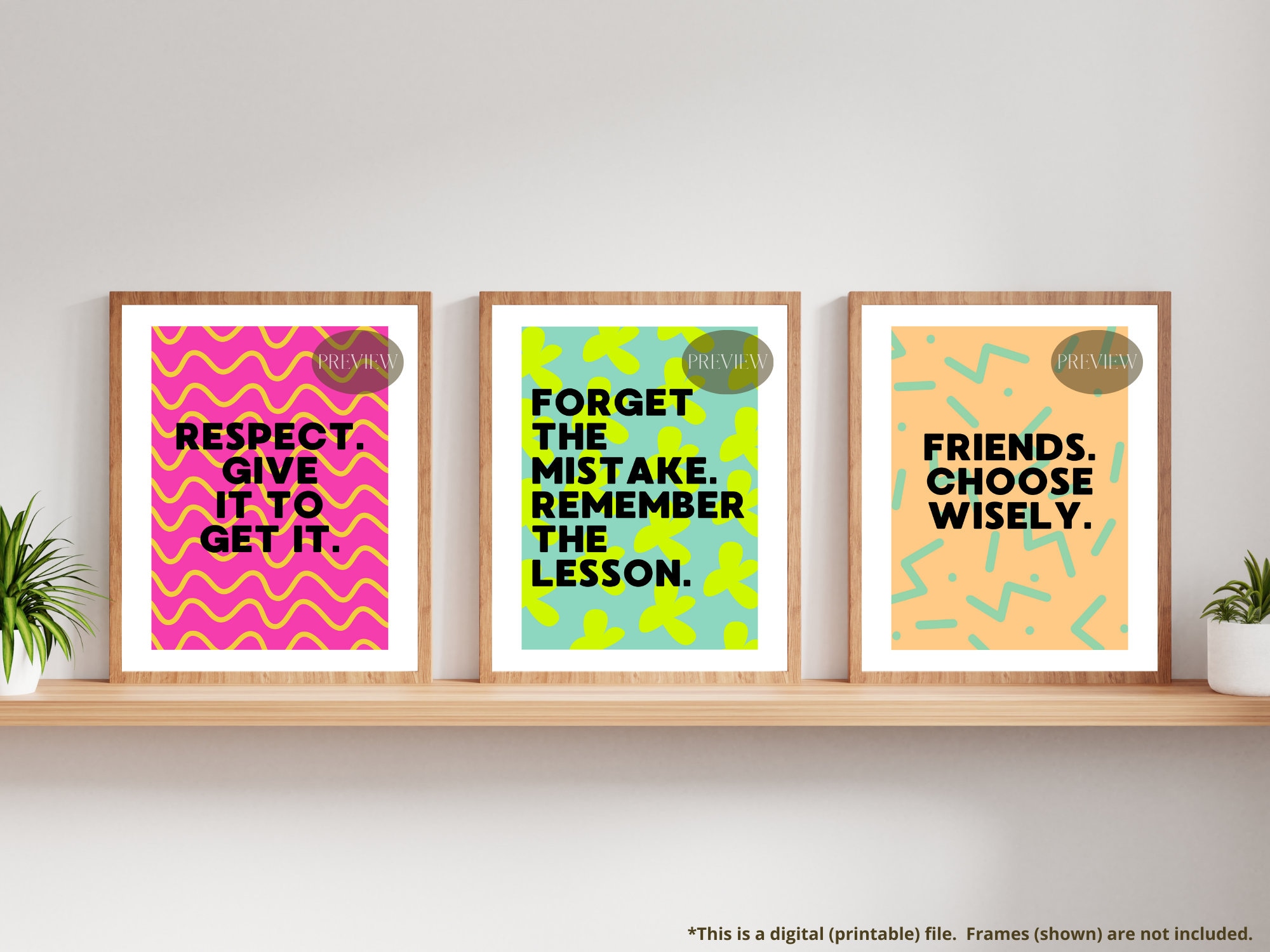 Inspirational Classroom Posters | Printable Set of Prints | Quotes ...