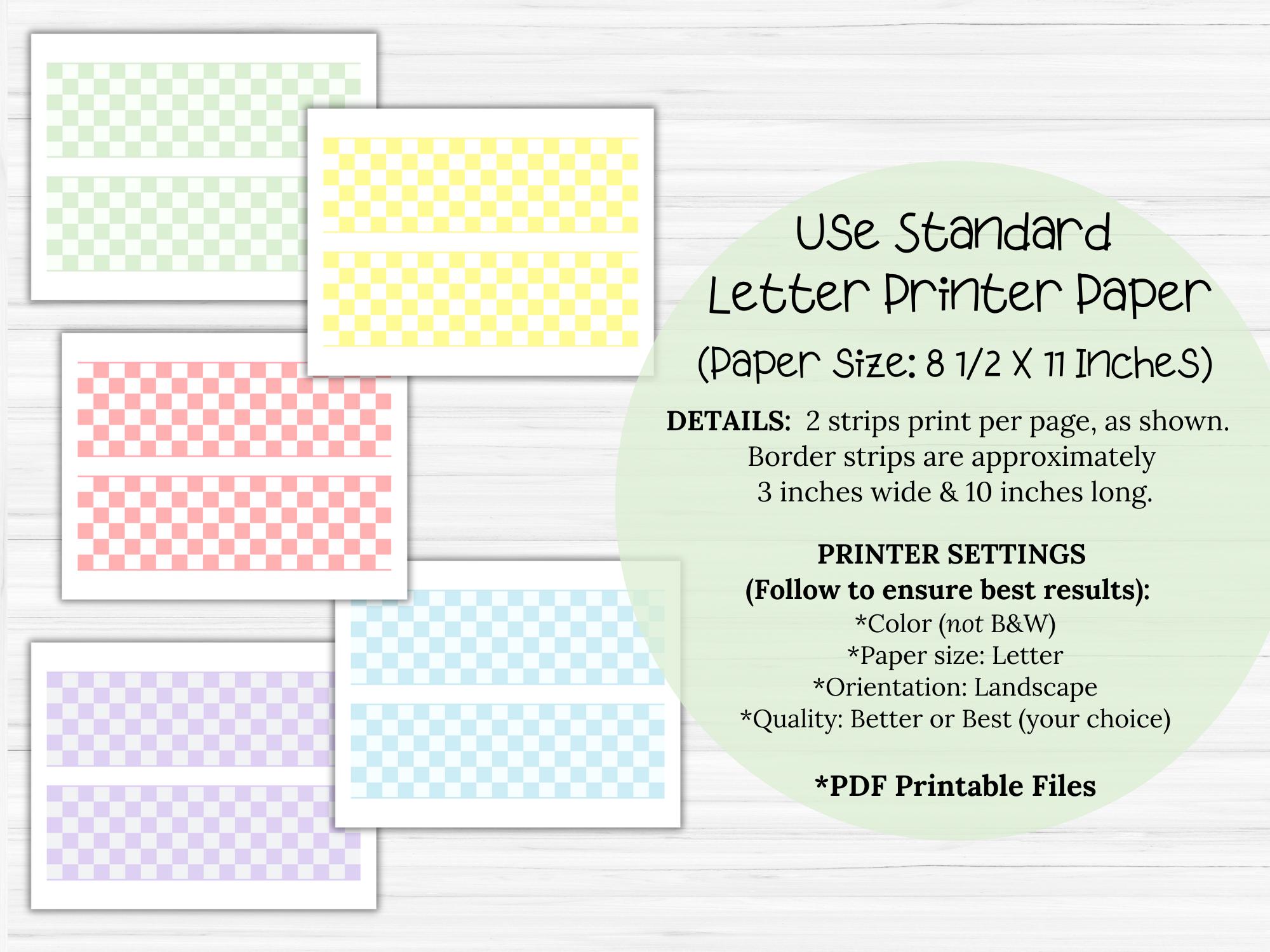 Retro Checkered Bulletin Board Borders | Pastel Classroom Decor ...