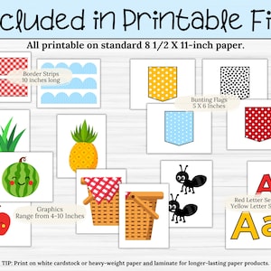 Picnic Ants Bulletin Board Kit | Printable Classroom Decor (digital PDF ...