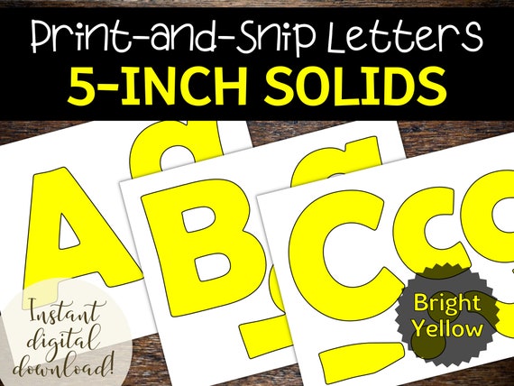 Lowercase Letter Outlines for Alphabet Crafts and Bulletin Board Letters
