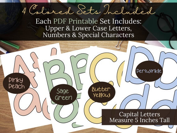 printable letters numbers for bulletin boards and signs 4 etsy australia
