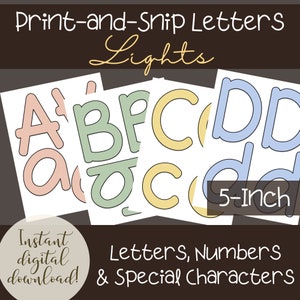 Cartas de tablón de anuncios pastel / Cartas de tablón de anuncios imprimibles / Conjuntos de cartas de maestros / Cartas de tablón de anuncios de primavera / Colores pastel