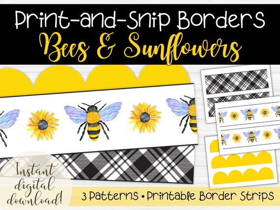 Süße Bienen-Pinnwand-Deko Für Den Sommer – Komplettset Mit 77 Teilen Für Klassenzimmer & Kinderzimmer