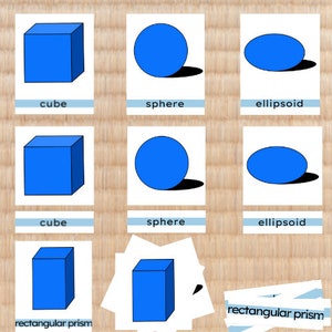 Geometric Solids Nomenclature Cards