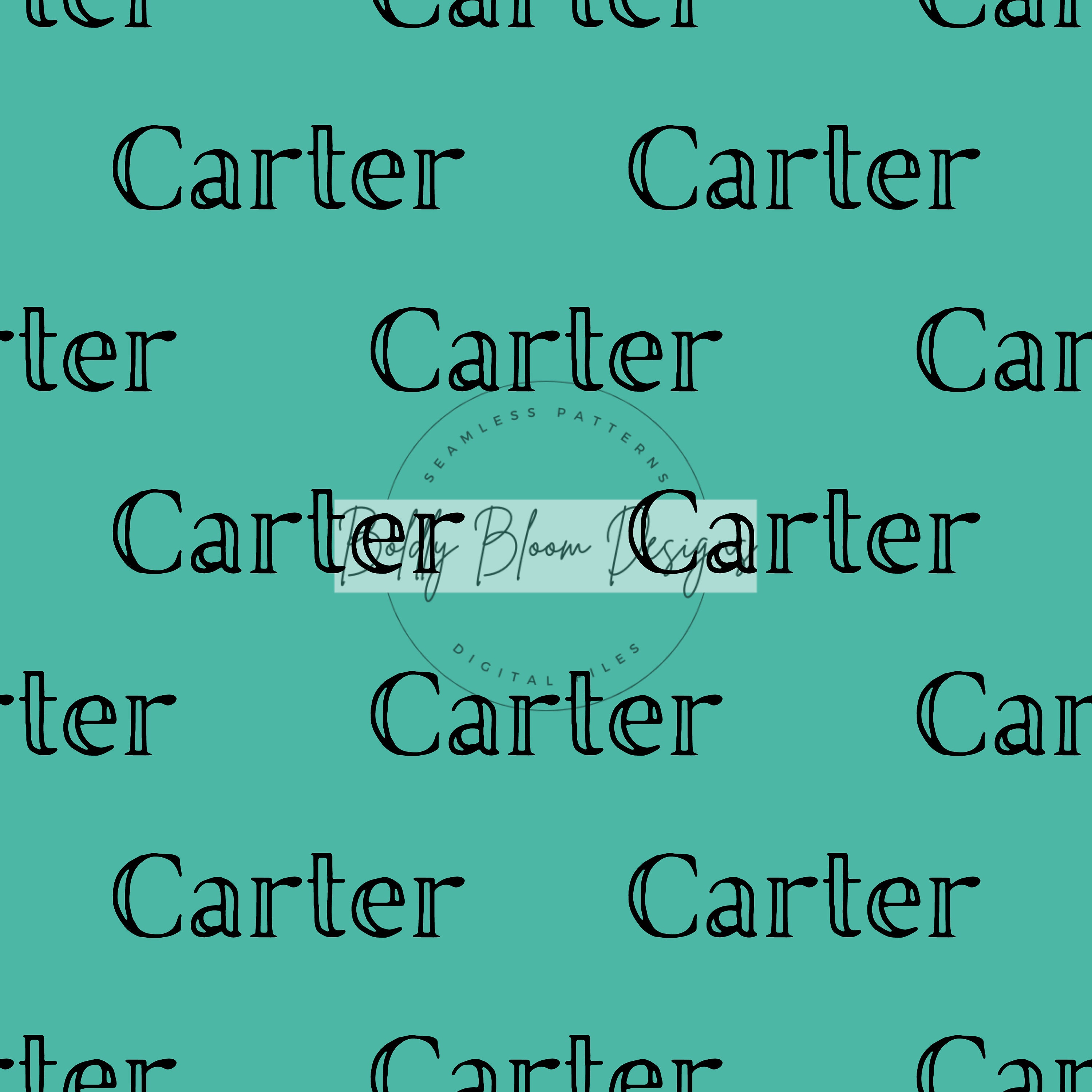 Customised Name Files Personalized Name Seamless Pattern, Custom Name File, Seamless Name ...