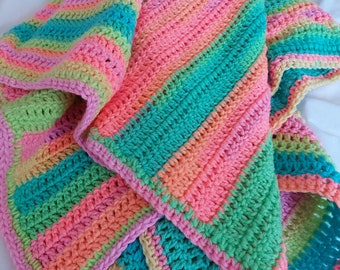 Petite couverture au crochet