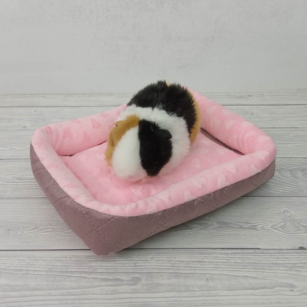 Guinea pig bed, fleece bed for guinea pig, mini rabbit, rat, ferret and other small animals