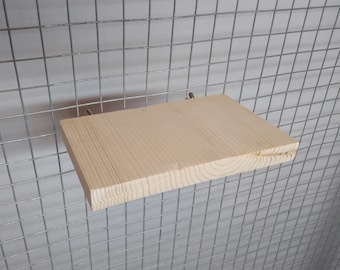 木製ケージ棚 – チンチラとネズミの登り台