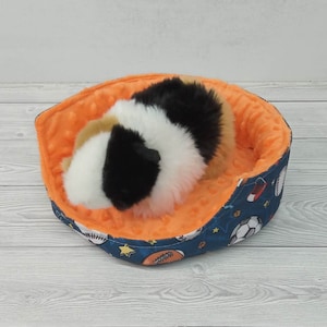 Guinea Pig Bed – Fleece Pet Bed for Guinea Pigs, Hedgehogs, Rats, and Chinchillas | Cozy Small Animal Pillow & Cage Accessory