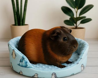 Guinea Pig Cuddle Cup – Cozy Fleece Snuggle Cup for Guinea Pig, Soft Nest Bed, Warm Small Pet Sleeping Cup