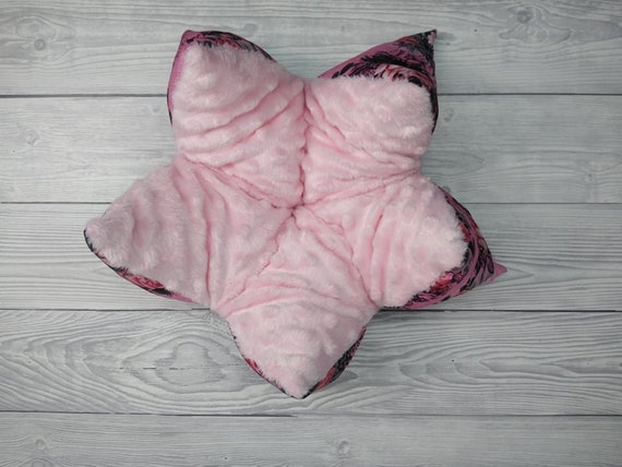 Meerschweinchenbett – 2 Stück, Stern-Design In Grau & Rosa, Kuscheliger Schlafplatz