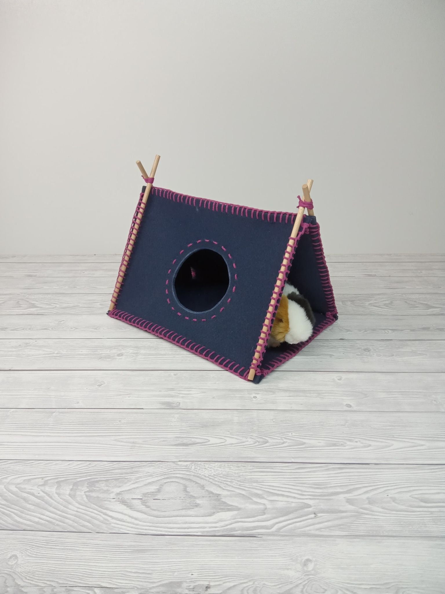 Guinea Pig Teepee Hedgehog Bed Triangular Pet House Bunny Etsy