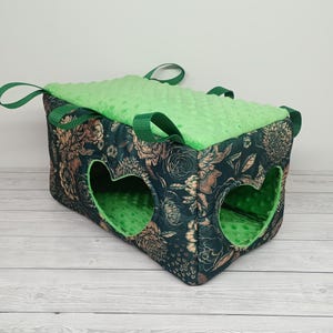 Spacious Double House for Chinchillas, Rats, Guinea Pigs, and Degus | Rodents Cage Accessories