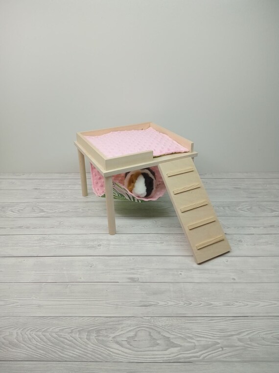 Guinea Pig Wooden Hammock Guinea Pig Cage Accessories Etsy