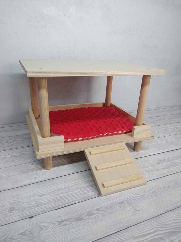 Wooden Guinea Pig Hideout Guinea Pig Cage Accessories Rabbit Etsy