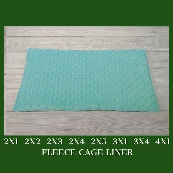 Fleece kooivoeringen, cavia kooivoering waterdicht, cavia fleecevoering, mat voor cavia, egel, konijn