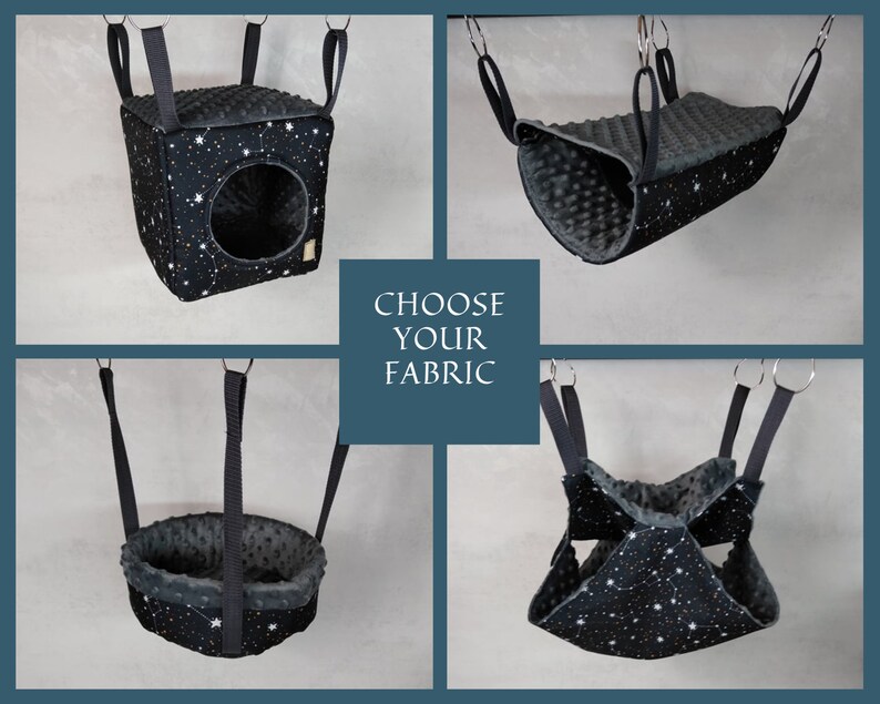 4 Piece Rat Hammock Set Rat Cage Accessories Set of Hammocks Etsy