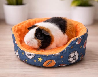 Guinea Pig Pillow Bed – Soft Flat Fleece Bed for Guinea Pig Cage, Cozy Cushion Bed for Small Pets