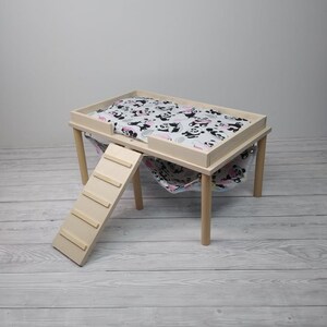 Support pour hamac double - Plate-forme de cachette en bois pour cochons d'Inde image 3