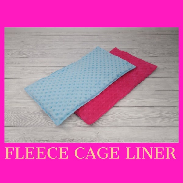 Fleece Cage Liners, guinea pig fleece liner, mat for guinea pig, hedgehog, rabbit, guinea pig cage liner waterproof