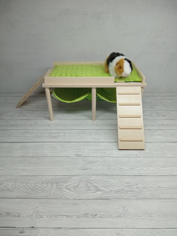 Guinea Pig Hammock Stand Guinea Pig Cage Accessories Guinea Pig Hideout Wooden Accessories for Small Pets Etsy Canada