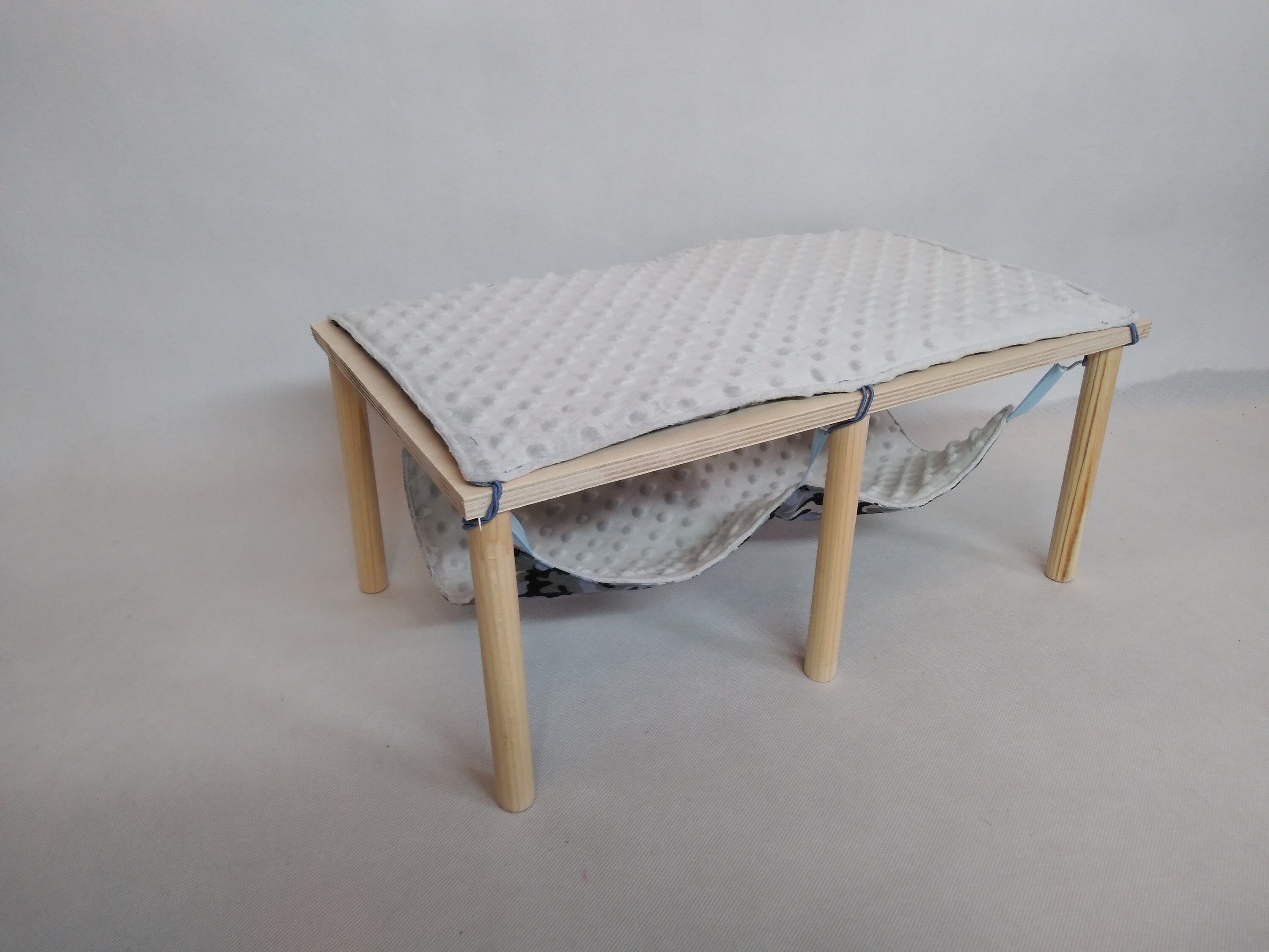 Guinea Pig Hammock Stand Woody Shelves for Rodents Wooden Etsy UK