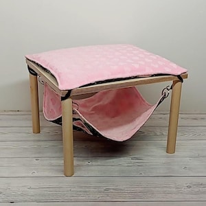 Guinea pig hammock stand, guinea pig hanging hide, chinchilla cage accessories, ferret cage accessories, guinea pig cage accessories