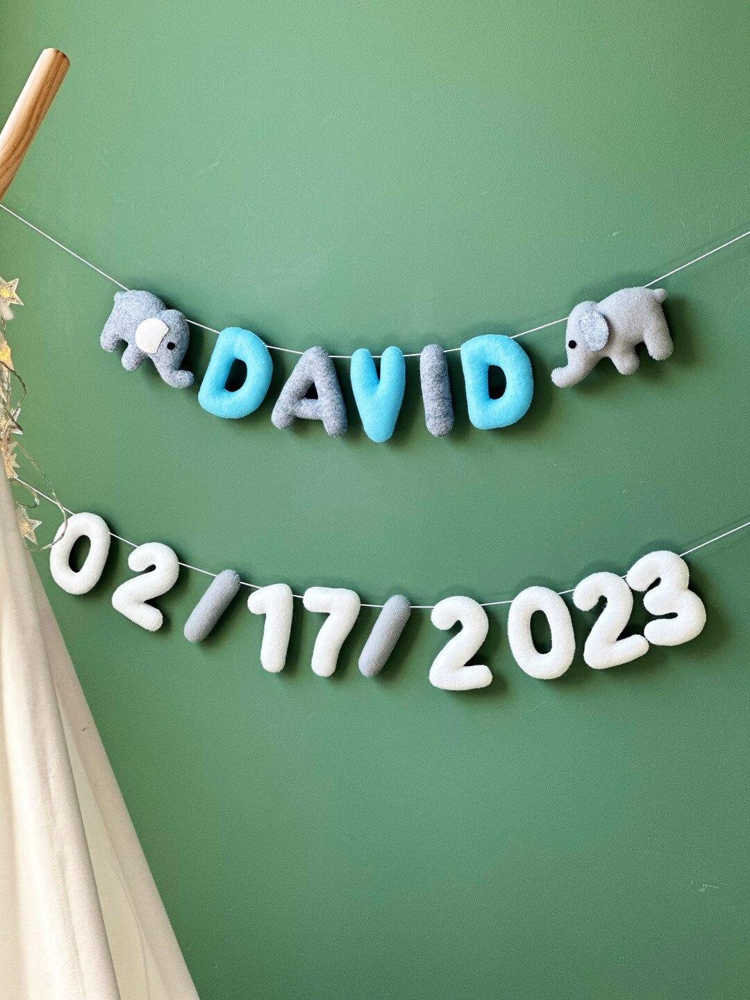 Elephant Name Banner Custom Name Elephant Banner Custom Name Garland elephant-name-banner-custom-name-elephant-banner-custom-name-garland