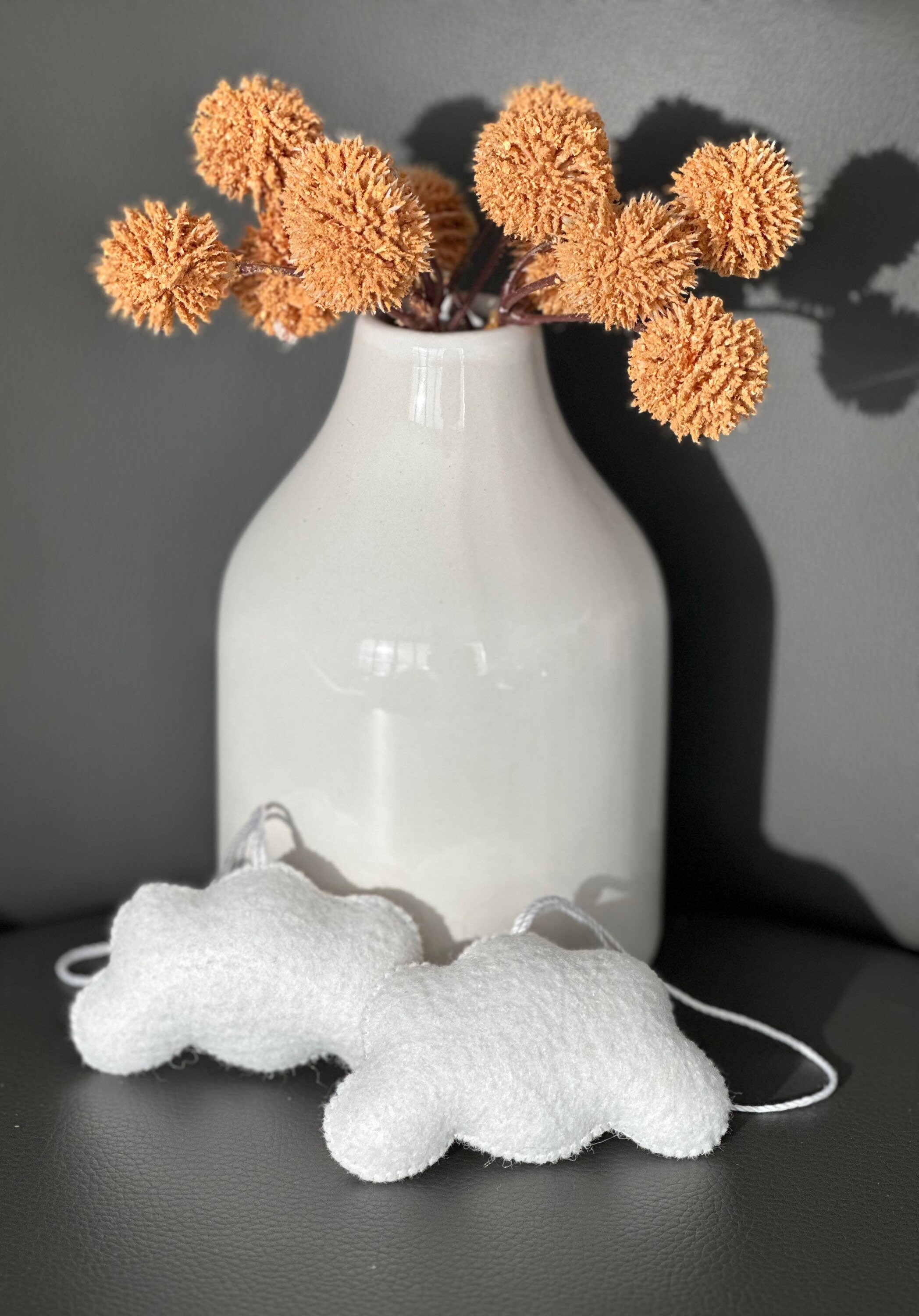 Cloud Nursery Garland Felt Garland Cloud Garland Nursery Etsy