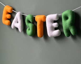 Easter Garland, Easter Banner, Easter Decor, Spring Decor