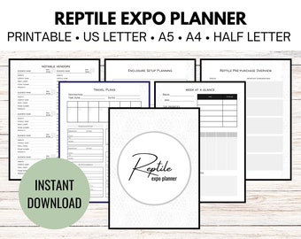 Reptile Planner, Reptile Conference Journal, Exotic Pet Expo Purchase Guide, New Pet Purchase Guide
