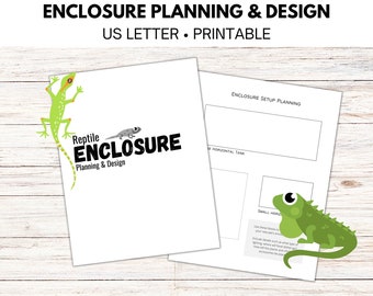 Reptile Enclosure Design Planner, Exotic Pet Enclosure Planning Guide, New Reptile Owner Checklist